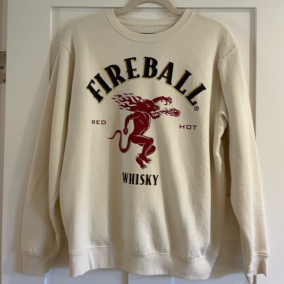 💫🔥RIPPLE JUNCTION Fireball Womens Crewneck Sweatshirt-XS 🔥💫 - Picture 8 of 9